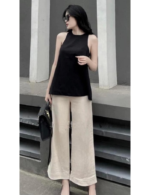 Sét Áo Quần Kiểu Xẻ Tà Lưng Sang Trọng - 9027