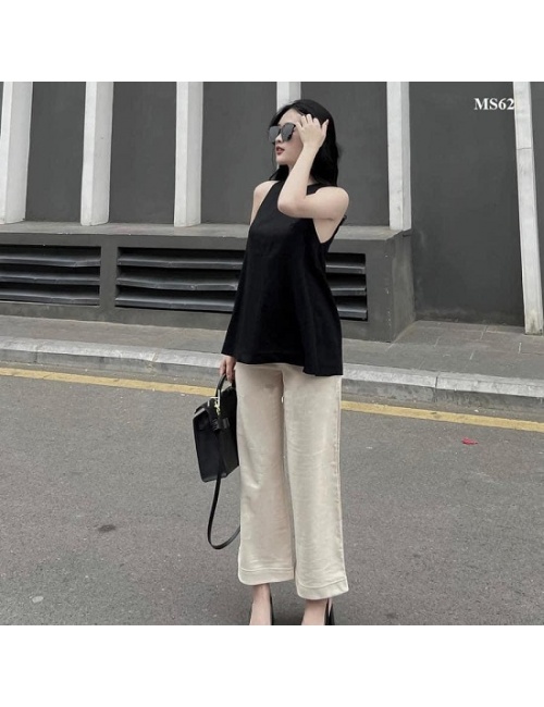Sét Áo Quần Kiểu Xẻ Tà Lưng Sang Trọng - 9027