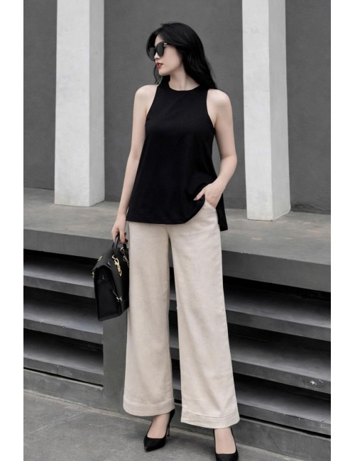 Sét Áo Quần Kiểu Xẻ Tà Lưng Sang Trọng - 9027