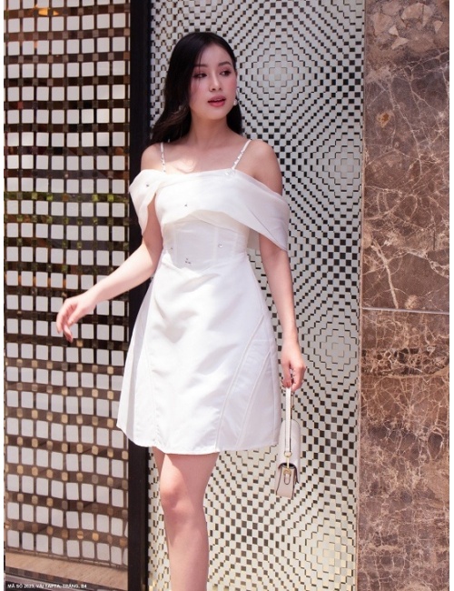 Đầm 2 Dây Trễ Vai Quyến Rũ - 2623