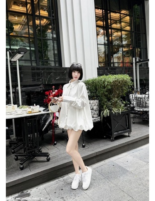 Áo Sơ Mi Tay Dài Quả Bí - 2685
