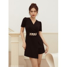 BỘ ĐỒ BAY JUMP SUIT TAY NGẮN KHOEN NỊCH EO - 2700