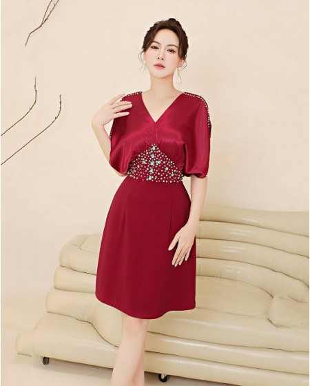 ĐẦM DƠI CỔ TIM ĐÍNH HẠT PHA LÊ LẤP LÁNH  - 2721