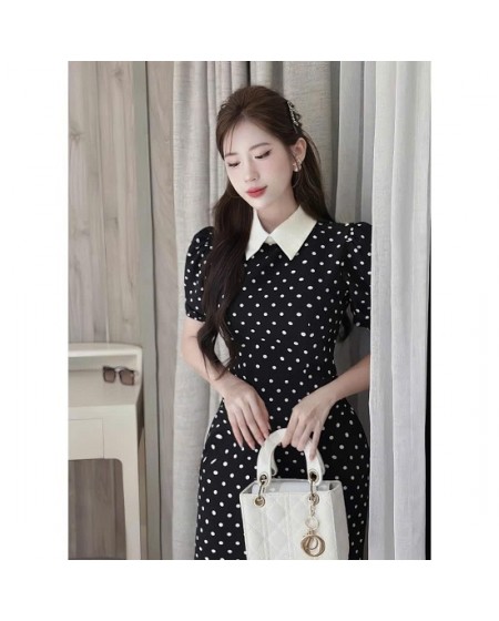 Đầm Chấm Bi Đuôi Cá Sang Trọng-9037