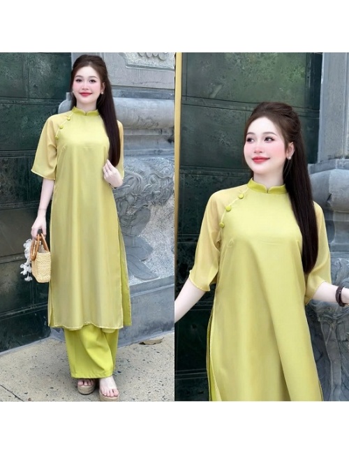 Set Áo Dài Tay Lỡ - 9038