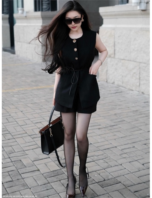 Bộ Ngắn Sát Nách 2 Túi - 2710