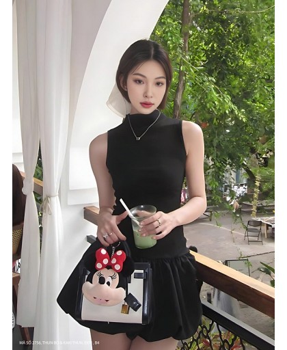 ĐẦM BÍ QUẦN SHORT KÈM NỊCH- 2756