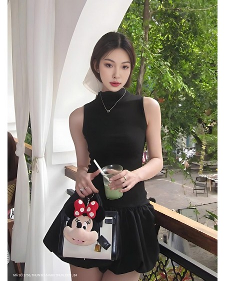 ĐẦM BÍ QUẦN SHORT KÈM NỊCH- 2756