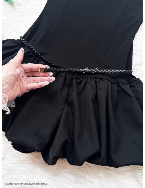 Đầm Bí Quần Short Kèm Nịch - 2756