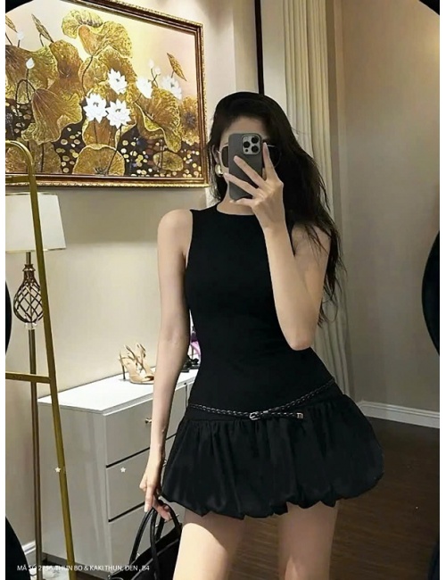 Đầm Bí Quần Short Kèm Nịch - 2756