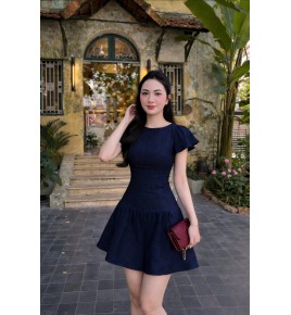 Đầm Jean Nàng Thơ Tay Xoè - D9042