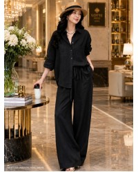 BỘ SƠ MI ÁO TAY DÀI QUẦN DÀI  - 2765