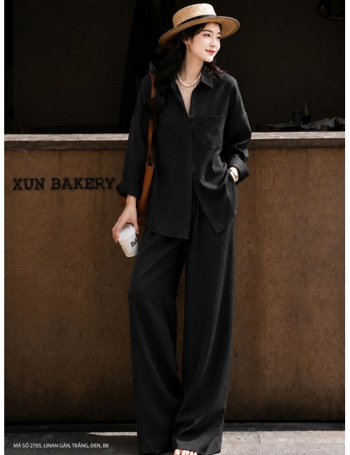 Bộ Sơ Mi Áo Tay Dài Quần Dài - 2765