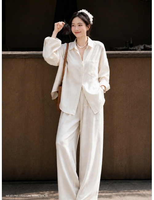 Bộ Sơ Mi Áo Tay Dài Quần Dài - 2765