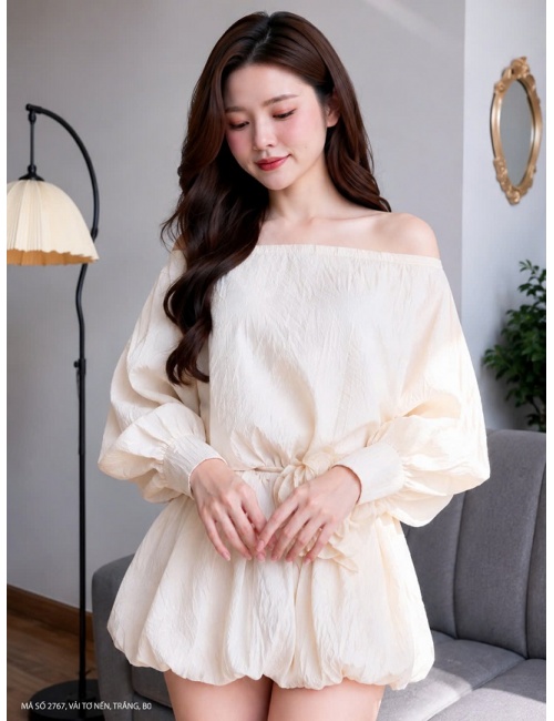 Đầm Lai Bí Eo Kết Hoa - 2767