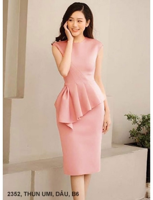 Đầm Ôm Sát Nách Eo Dún Xinh Xắn - 2352