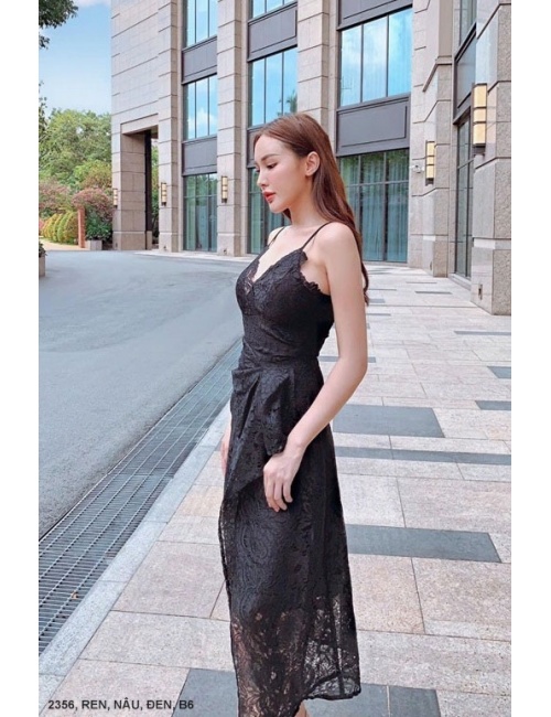 Đầm Ren 2 Dây Ngọc Trinh Sang Trọng - 2359