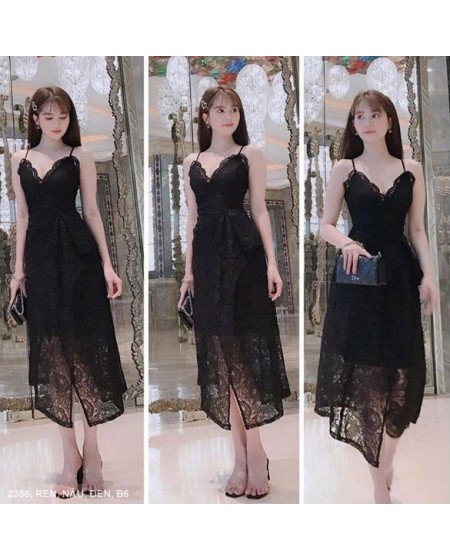 Đầm Ren 2 Dây Ngọc Trinh Sang Trọng -2359