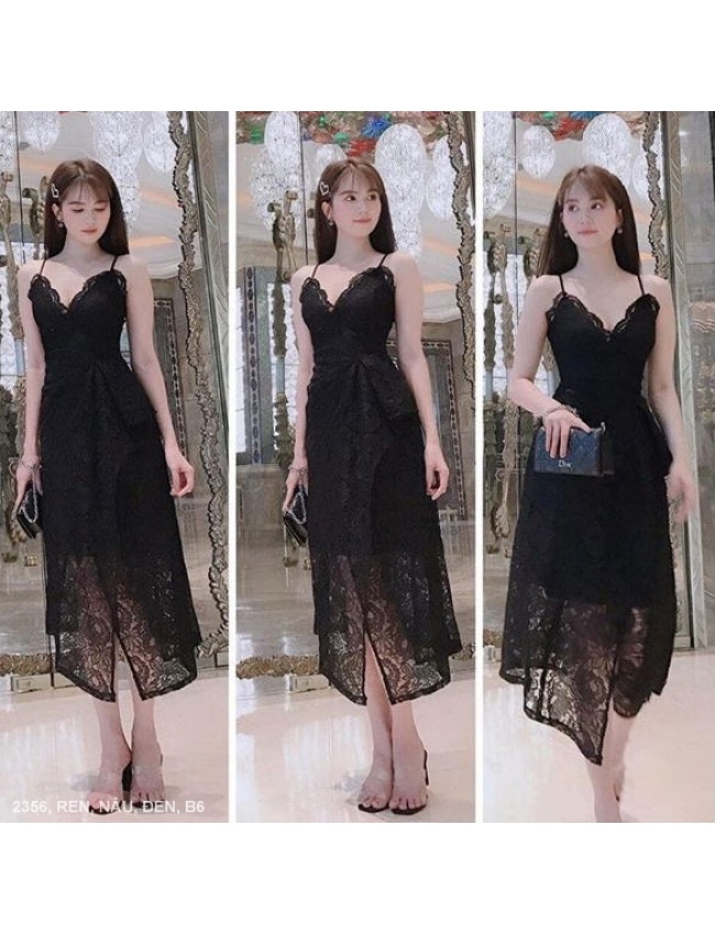 Đầm Ren 2 Dây Ngọc Trinh Sang Trọng - 2359