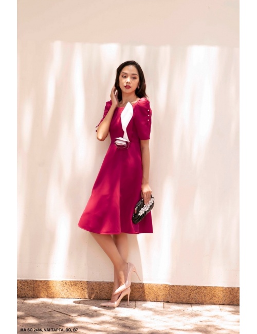 Đầm Tay Lở Dún - 2486