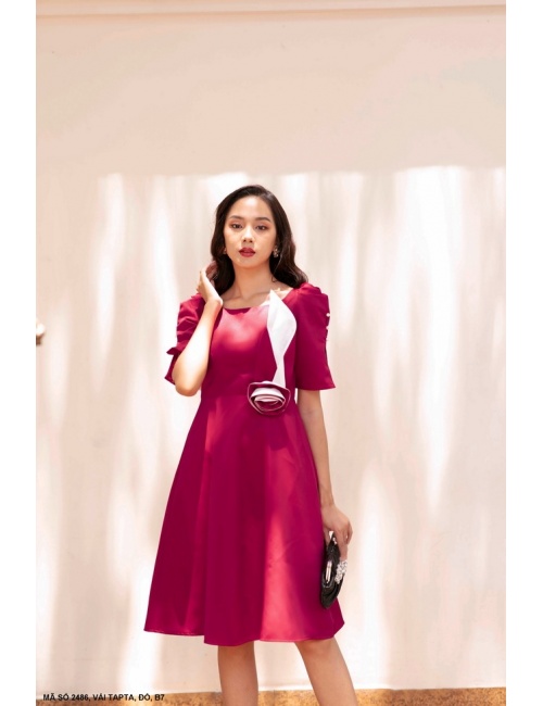 Đầm Tay Lở Dún - 2486