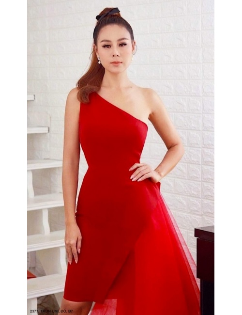 Đầm Cổ Xéo - 2377