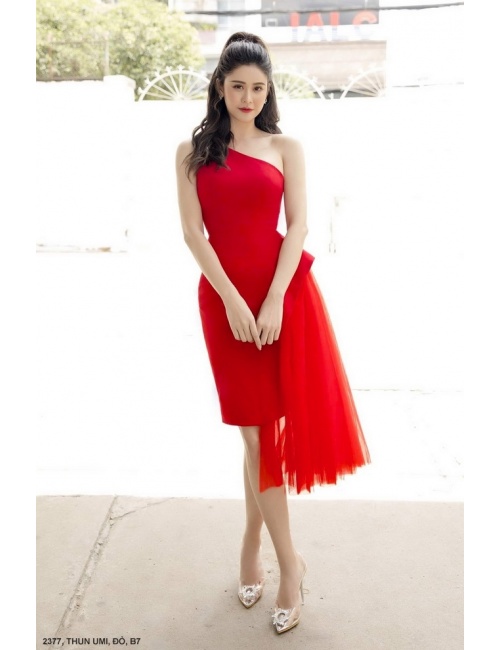 Đầm Cổ Xéo - 2377