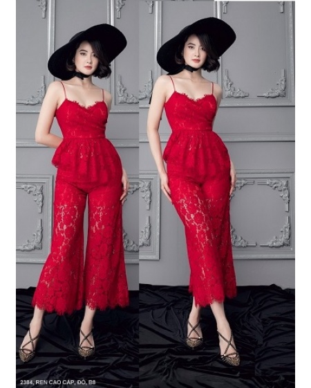 Áo Và Quần Rời Vải Ren Cao Cấp - 2384