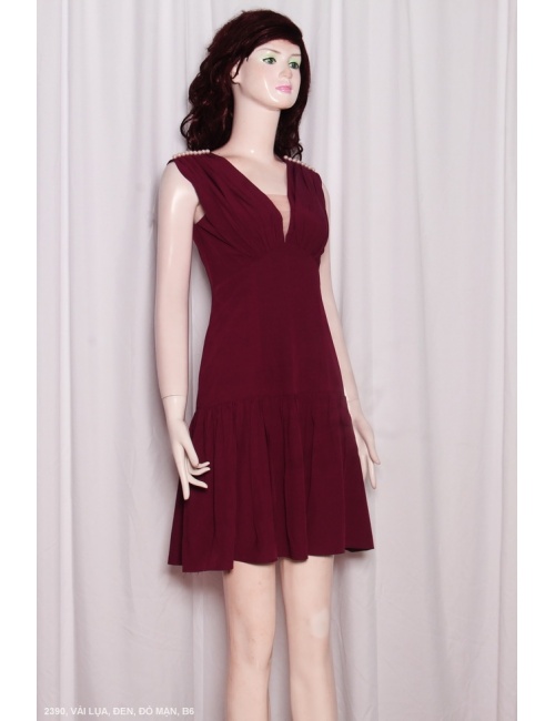 Đầm Xòe Cổ Tim - 2390