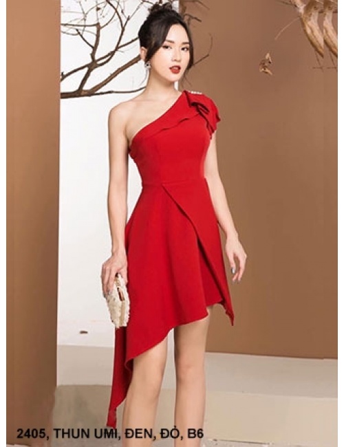 Đầm Cổ Chéo Sang Trọng - 2405