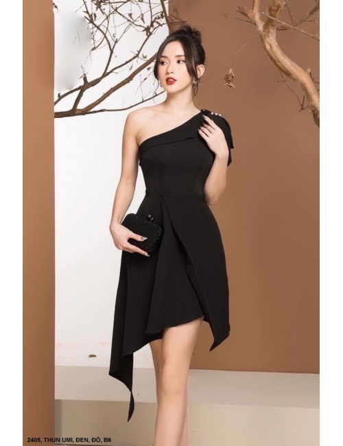 Đầm Cổ Chéo Sang Trọng - 2405
