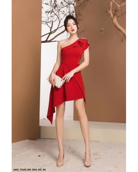 Đầm Cổ Chéo Sang Trọng - 2405