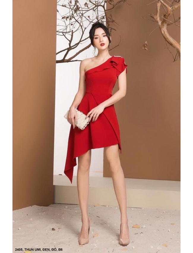 Đầm Cổ Chéo Sang Trọng - 2405