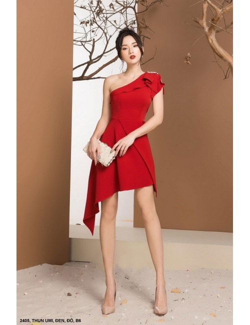 Đầm Cổ Chéo Sang Trọng - 2405