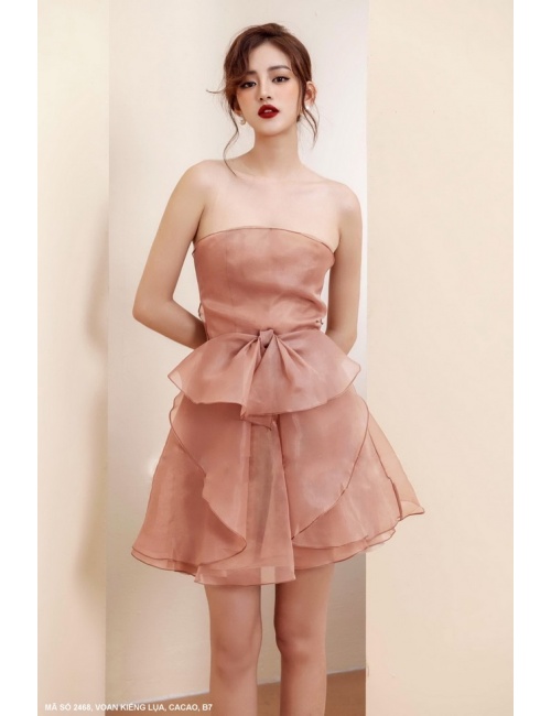 Đầm Voan Xòe Cúp Ngực - 2468