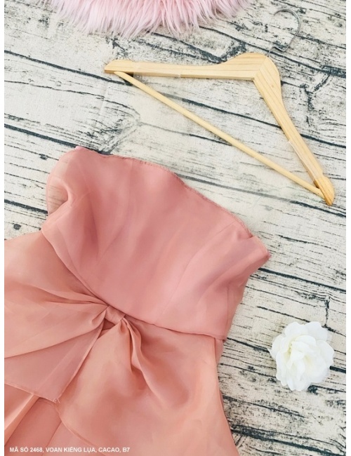 Đầm Voan Xòe Cúp Ngực - 2468