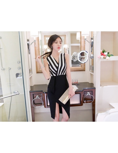 Đầm Phối Sọc Cá Tính - 13