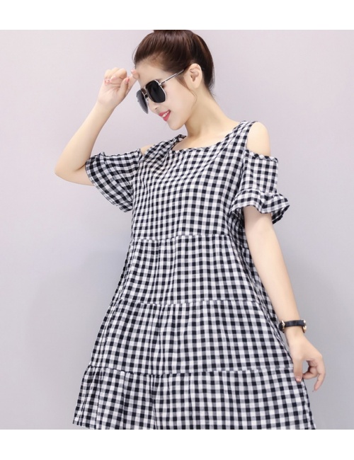 Đầm Xòe Hở 2 Bên Vai - 167