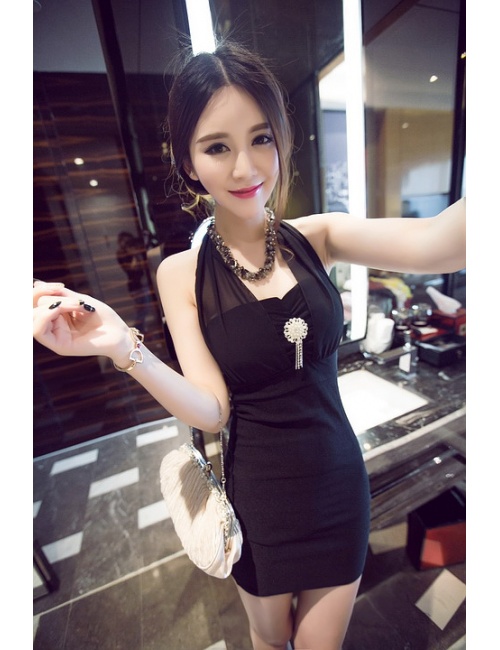 Đầm Cột Nơ Cổ Quyến Rũ - 46