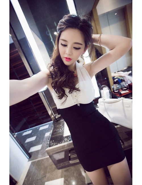 Đầm Cột Nơ Cổ Quyến Rũ - 46