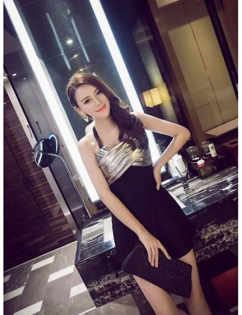Đầm Dây Phối Ánh Kim Quyến Rũ - 47