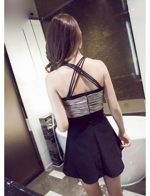 Đầm Dây Phối Ánh Kim Quyến Rũ - 47