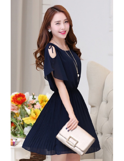 Đầm Xếp Ly Cổ Dún - 51
