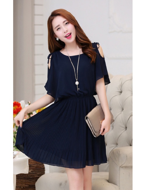 Đầm Xếp Ly Cổ Dún - 51