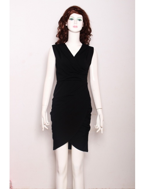 Đầm Cổ Chéo Lai Dún Một Bên - 62