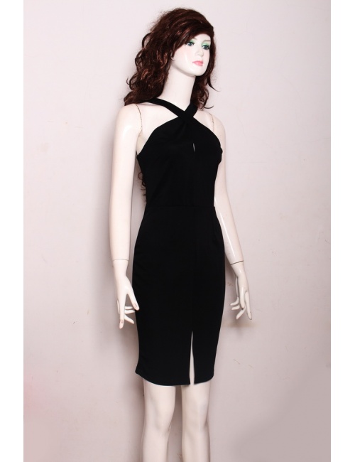 Đầm Cổ Chéo Chữ X Lai Xẻ - 83