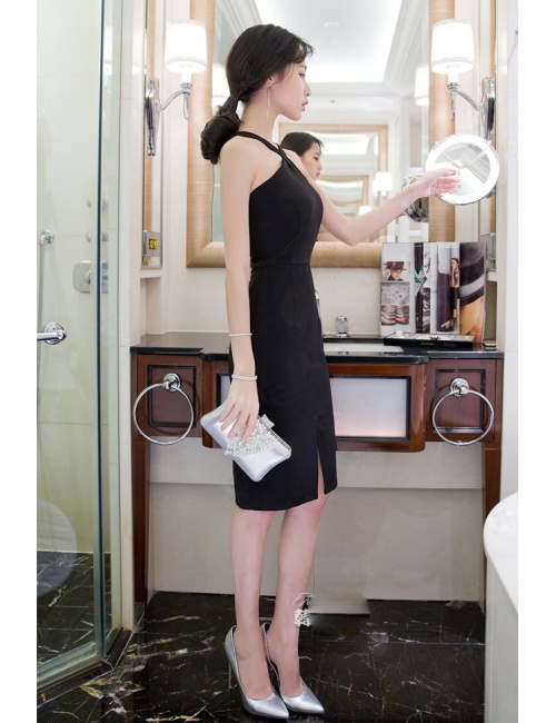 Đầm Cổ Chéo Chữ X Lai Xẻ - 83