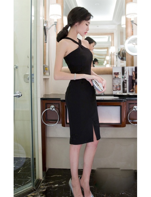Đầm Cổ Chéo Chữ X Lai Xẻ - 83