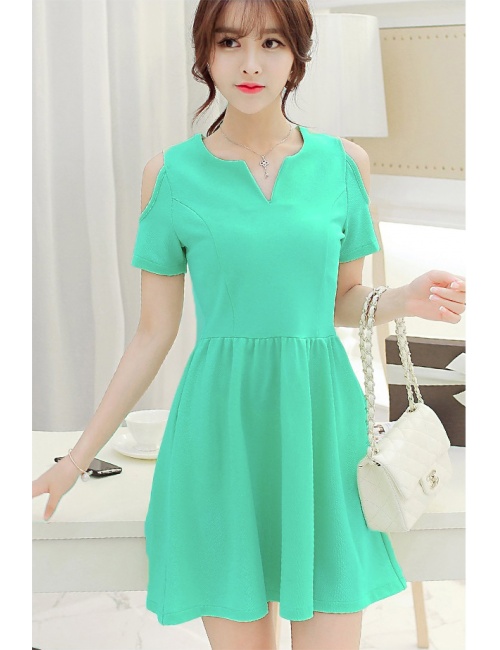 Đầm Cổ Xẻ V Vai Hở - 85