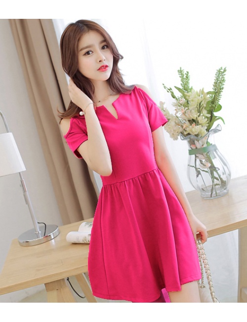 Đầm Cổ Xẻ V Vai Hở - 85